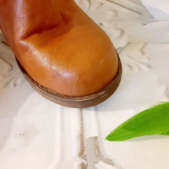 ROCKET DOG VINTANGE Y2K CHUCKY HEEL CAMEL COLOR BOOTIES SZ 6 - Picture 7 of 15
